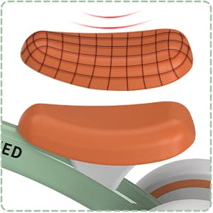 SEREED Baby Balance Bike for 1 Year Old Boys Girls 12-24 Month Toddler Balance Bike, 4 Wheels Toddler First Bike, First Birthday Gifts