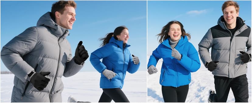 Aegend Lightweight Winter Gloves for Men Women, Warm Running Gloves Touchscreen Thermal Glove Liners for Cold Weather Driving, Cycling & Hiking, Non-Slip, Elastic Cuff, Stretchy, Durable