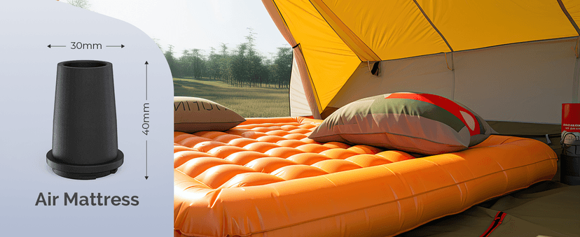 ETENWOLF AIR 3 Air Pump for Inflatables with 2600 mAh Battery & Camping Light, Ultra-Fast and Mini Electric Air Pump, Inflate Deflate for Air Mattress, Pool Floats, Vacuum Storage Bags