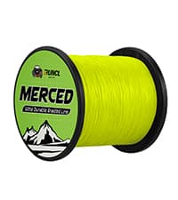 RUNCL 8 Strands Braided Fishing Line - High Visibility Colored Braid Line, Super Strong, Abrasion Resistant, No Stretch, 328yds/546yds/1093yds, 12lb to 100lb for Saltwater or Freshwater Fishing