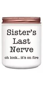 Homsolver Dad Gifts from Daughter Son, Gift for Dad Who Wants Nothing, Birthday Fathers Day Christmas for Stepdad Adoptive Father, Dad's Last Nerve Sandalwood Scented Candle