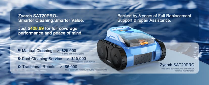 (2025 Upgrade) Pool Vacuum for Inground Pools, Robotic Pool Cleaner, Wall Climbing Pool Cleaner, Cleans Pool Floors, Drain & Walls & Waterline, Cleaning Up to 2100 Sq.ft, 180 Min