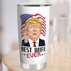 Gifts for Wife from Husband - Wedding Anniversary for Women, Birthday, Christmas, Valentines Day, Mothers Day Gifts for Her - Wife Gift Ideas - 20 Oz Stainless Steel White Tumbler
