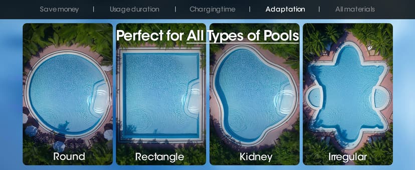 Cordless Robotic Pool Vacuum with Smarter Navigation & Track Drive, Dual 180W Brushless Motors, Wall & Waterline Climbing, 150-Min Runtime, for Inground & Above-Ground Pools up to 2,150 Sq. Ft.