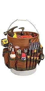 Bucket Boss The Bucketeer Bucket Tool Organizer in Brown, 10030