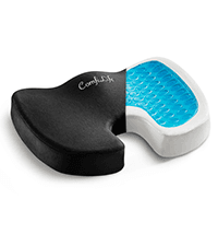 ComfiLife Foot Rest for Under Desk at Work – Adjustable Height Memory Foam Foot Stool for Under Desk, Office Chair & Gaming Chair – Ergonomic Footrest for Back & Hip Pain Relief (Black)