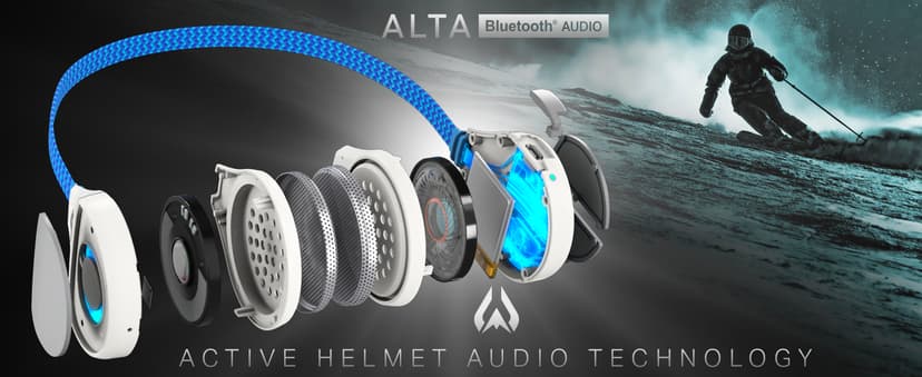Wildhorn Alta Wireless Bluetooth, Drop-in Headphones - HD Speakers Compatible Any Audio Ready Ski/Snowboard Helmet Headphones. Glove Friendly Controls, Microphone for Hands-Free Calls