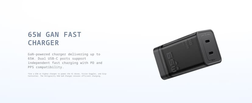 Antigravity A1 Infinity Bundle (3 High-Capacity Batteries) - 8K 360 Drone for Immersive Flight, Point-to-Fly Motion Control, Obstacle Avoidance, Deep Track, Auto Return, 10km Transmission, Auto Edit