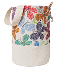 TOGETRUE Yarn Bag, Small Knitting Crochet Bag, Portable Yarn Storage Bags Organizer for Crocheting Project, Store Skein Ball, Short Knitting Needle (Yellow)