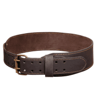 FESA Small Leather Tool Pouch - 5-in-1 Heavy Top Grain Leather Small Tool Pouch with a Steel Hammer Loop, 4 Pockets & Reinforced Heavy Duty Rivets - Fits Belts up to 3" - Handcrafted