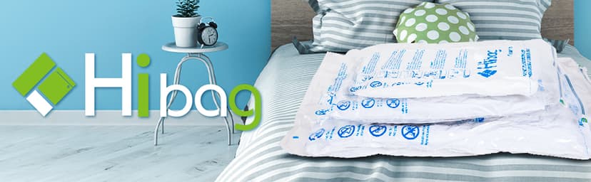 HIBAG Vacuum Storage Seal Bags, 10 Jumbo Space Saver Vacuum Sealer Bags for Clothes, Comforters, Blankets, Bedding (10J)