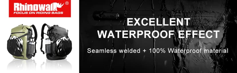 Rhinowalk Bike Pannier Bag Waterproof 22L Bicycle Rear Rack Trunk Bag for Cycling Bicycling Traveling Riding