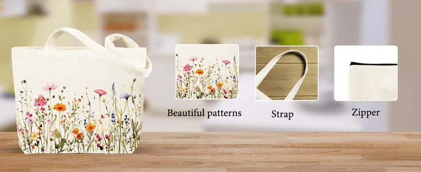 Cute Gifts for Dog Lover, Dog mom Gift Reusable Grocery Beach Shopping Bag for Women, Birthday Gift for Mom Daughter Friends Sisters Who Loves Dogs