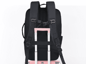 Extra Large 50L Travel Backpack Carry On Flight Approved, Luggage Backpack with Shoes Pouch, Suitcase Backpacks With 3 Packing Cubes, Personal Item Travel Bag, Black