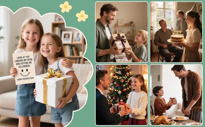 Step Dad Father's Day Gifts, Funny Fathers Day Card from Step Daughter Son Kids, Best Gag Gifts for Stepdad Bonus Dad Who Wants Nothing, Personalized Presents for Dads Father In Law Daddy Gift Ideas