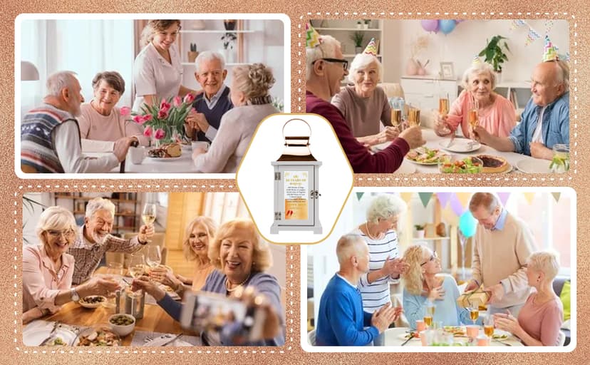 50th Wedding Anniversary Lantern 50th Anniversary Wedding Gifts for Couple Parents Grandparents Husband Wife