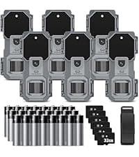 WOSPORTS Mini Trail Camera 24MP 1080P HD Game Camera with Night Vision Motion Activated Waterproof,Trail Cam with Fast Trigger Time for Outdoor Wildlife Monitoring