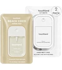 TSA ready Power Mist with skincare benefits. Velvet Peach, Berry Bliss and Wild Watermelon. Touchland Juicy Trio Hydrating Hand Sanitizer Spray Set Travel Size B09YT2H35S