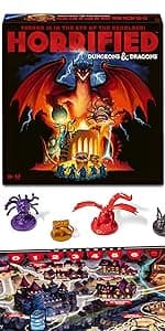 Ravensburger Horrified Games – Dungeons & Dragons – Strategy Board Game – Boost Critical Thinking & Teamwork – Cooperative Gameplay – Unique Monster Challenges – 1 to 5 Players – Adults & Kids 10+
