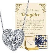 2-3 Ct Moissanite Heart Necklaces for Women, 18K Gold Plated Romantic Pendant for Anniversary Birthday, 925 Sterling Silver Jewelry for Wife Girlfriend Mom Her