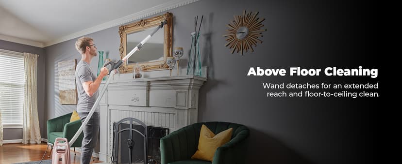 Kenmore BU4050 Intuition Bagged Upright Vacuum, liftup Cleaner with Hair Eliminator brushroll, pet Handi-Mate for Carpet, Hard Floor, Rose Gold