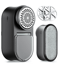 POPCHOSE Fabric Shaver, Lint Remover for Clothes, Battery Operated Lint Shaver with 6-Leaf Blades, Sweater Shavers to Remove Pilling for Clothing, Couch, Furniture, Fuzz, Lint Ball, Pillings