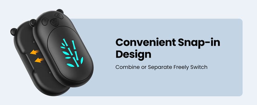 Hand Warmers Rechargeable 2 Pack, 6000mAh Electric Hand Warmer Reusable, 20Hrs Long Heating, Portable Pocket Heater Handwarmer for Women Men, Outdoor Camping, Hunting Gear