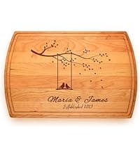 Personalized Christmas Gifts for Women, Customized Gifts for Mom – Custom Cutting Board for Mom or Grandma, Birthday, Christmas Gift Idea from Son, Daughter, Grandkids