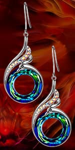 Kate Lynn "Rise From the Ashes" Phoenix Bracelet Made with Crystals from Austria, Adjustable Bangle Bracelet for Women 7"+2", Packaged with Jewelry Box, Birthday Gift for Women, Symbol of Luck and Renewal