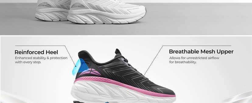 ALLSWIFIT Women's Slip On Walking Shoes Running Comfortable Tennis Breathable Non Slip Athletic Gym Workout Cross Training Fashion Sneakers