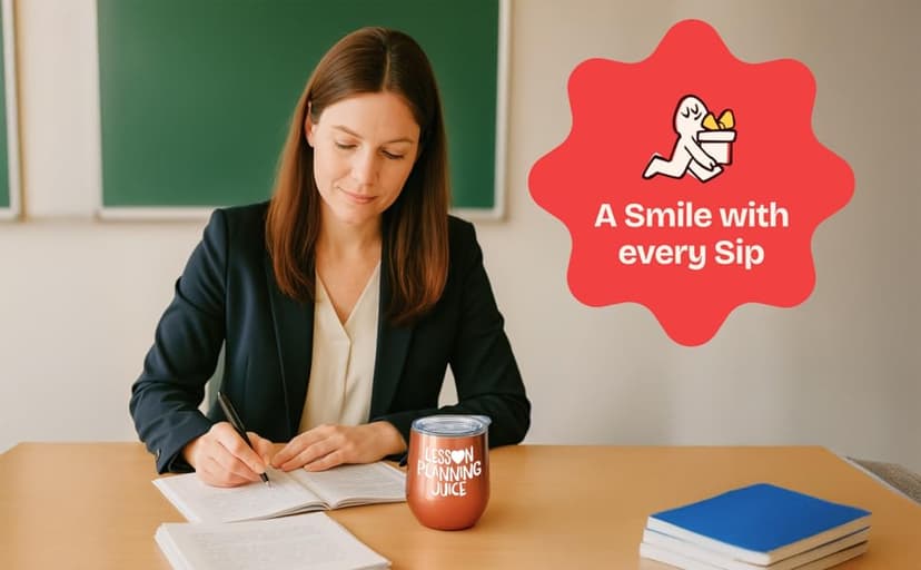 KLUBI Teacher Birthday Gifts for Women - Lesson Planning Juice Wine Tumbler 12oz with Lid and Straw - College Graduation Gifts for Teachers, Student Teacher Congratulations, Cute New Teacher's Gift