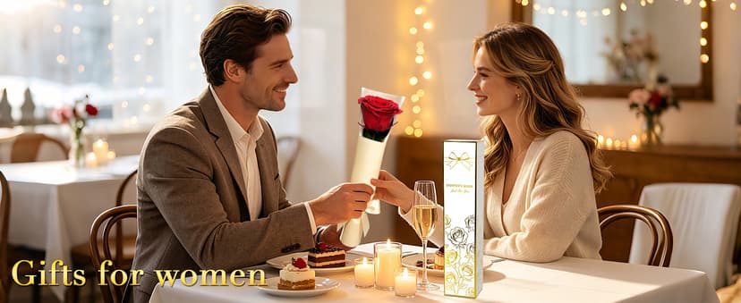 Preserved Rose Flowers for Delivery, Single Red Forever Roses Real Flower Gifts for Women Mom, Mother's Day Wife Anniversary Wedding Graduation Christmas Valentine's Day Rose Gifts for Her Girlfriend B0HBVTMNM1