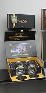 Whiskey Bourbon Smoker Kit 𝗣𝗥𝗘𝗠𝗜𝗨𝗠 Smoky bar Set. Natural American Solid Oak Smoker. A Great Home bar Gift, Easily Make The Legendary Smoked Cocktails and Old fashioneds at Home.