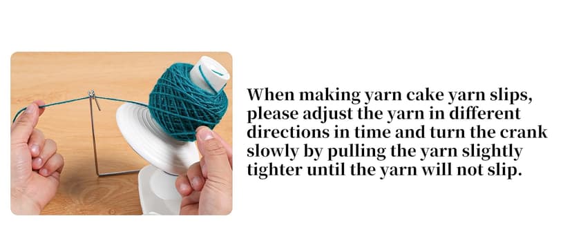 SPEENSUN Yarn Winder, Yarn Winder for Crocheting, 3.5 OZ Easy-to-Install and Efficiently Yarn Ball Winder with Lower Noise, Yarn Spinner for Crochet and Knitting Lover for Yarns Below Size 5