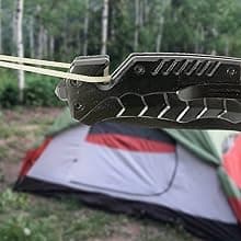 Corfara Engraved Black Pocket Knife for Stepfather Birthday Gifts - Dad & Father's Day Gift from Daughter & Son - Thank You for Being the Dad You Didn't Have to Be