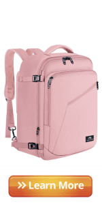 MATEIN Weekender Backpack, Large Capacity Travelling Suitcase Backpack with Strap for Clothes, Expandable Flight Approved Business Carry on Daypack for International Travel, Blue