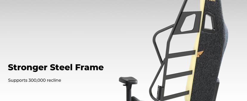 Gaming Chair 4D Adjustable Armrests - 170° Reclining & 320lb Capacity, High Back Ergonomic Computer Chair with Lumbar Support, Fabric Office Chair for Adults (Black)