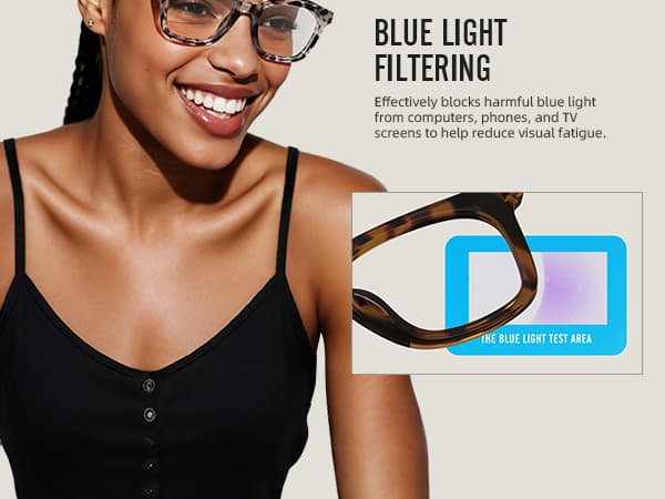 Jectieey Blue Light Blocking Glasses for Women Men,Oversize Fashion Squre Anti Eyestrain Glasses for Gaming/Reading/TV