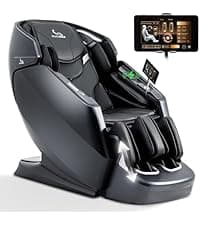 MassaMAX 2026 4D Massage Chair, Full Body Recliner with OTA Cloud Tech, Deep Yoga Stretch, 27 Auto Modes, 55" SL Track, APP & AI Voice Control, Auto Footrest, Zero Gravity, and Heating for Relaxation