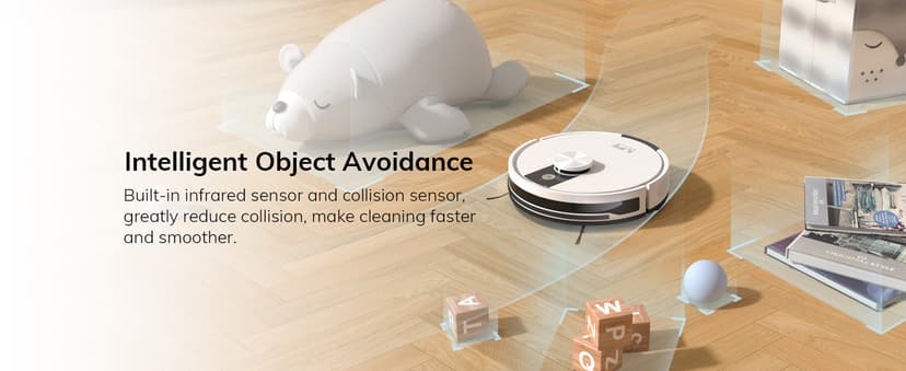 ILIFE A12 Pro Robot Vacuum and Mop Combo, Self Emptying Station for 60 Days, LiDAR Navigation, Home Mapping, No-Go Zones, 2.4G WiFi/App/Alexa/Remote Control, for Hard Floors, 110V