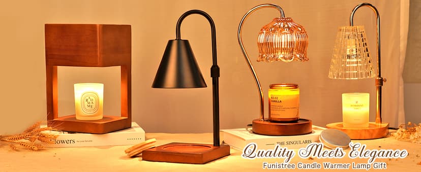 Modern Candle Warmer Lamp with Timer, Dimmable Candle Lamp Warmer, Men Women Christmas Birthday Gifts, Black Candle Warmer, Adjustable Candle Light Warmer, Cozy Living Room Bedroom Home Decor