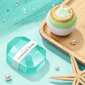 Birthday Gifts for Women Self Care Gifts Get Well Soon Gifts, Ocean Relaxing Spa Gifts Basket Care Package w/ Luxury Flannel Blanket, Unique Mothers Day Gifts Idea for Mom Her Friends Sister Wife