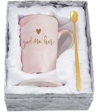 YHRJWN Godmother Proposal Gift, Will You Be My Godmother, Quieres Ser Mi Madrina, Christmas Mothers Day Birthday God Mother Gifts for Women from Godchild, Aunt Gifts, 12 Oz