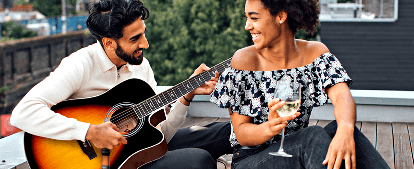 Winzz Acoustic-Electric Guitar 4/4 Full Size for Adults Beginners and Teens,6 Steel-String Acustica Guitarra Starter Kit, 4-Band Equaliser, 41" Dreadnought Cutaway, Glossy Sunburst, Right Hand