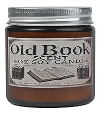 Book Lover Candle, Inspired Gift Ideas for Readers, Birthday, Book Themed Reading Gifts for Women, Bookworm, Librarian, Men