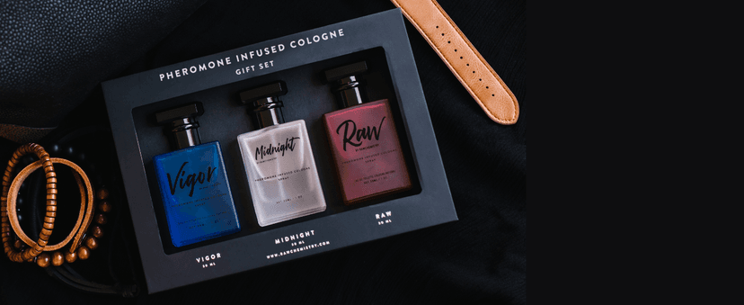 RawChemistry - A Pheromone Infused Mens Cologne Gift Set - Set of 3 Colognes