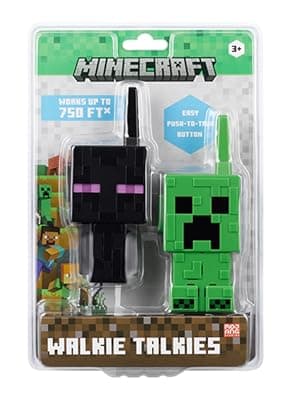 Minecraft Walkie Talkies for Kids, Static Free and Extended Range Indoor and Outdoor Toys for Kids (Minecraft)