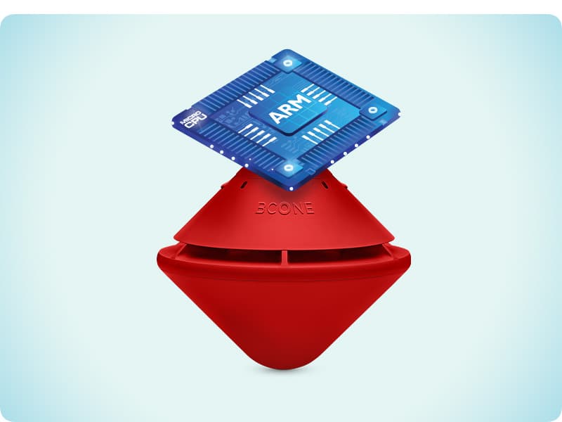 BCONE® Pool Alarm by Lifebuoy® | ASTM F2208 Certified | Floating Safety Device with App Alerts + Alexa Voice Control | 2.4GHz Wi-Fi | for Inground & Above-Ground Pools