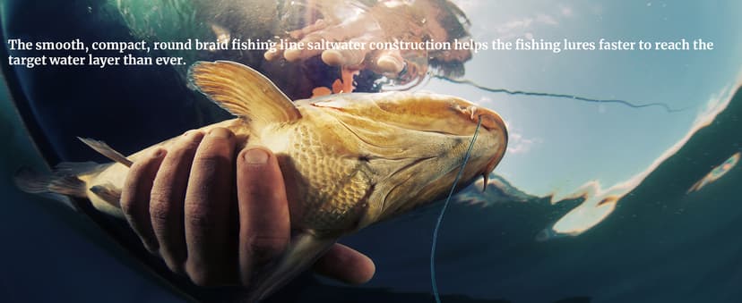HERCULES Cost-Effective Super Cast 8 Strands Braided Fishing Line 10LB to 300LB Test for Salt-Water,109/328/547/1094 Yards(100M/300M/500M/1000M),Diam.#0.12MM-1.2MM,Hi-Grade Performance,Variety Colors