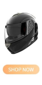FreedConn BM2-S Bluetooth Motorcycle Helmet, Flip-Up Modular Motorbike Helmet, 500M Connectivity for 2-3 Riders, Voice Dial, Hands-Free Call, MP3, FM, DOT Certified (Medium, Gloss Black)